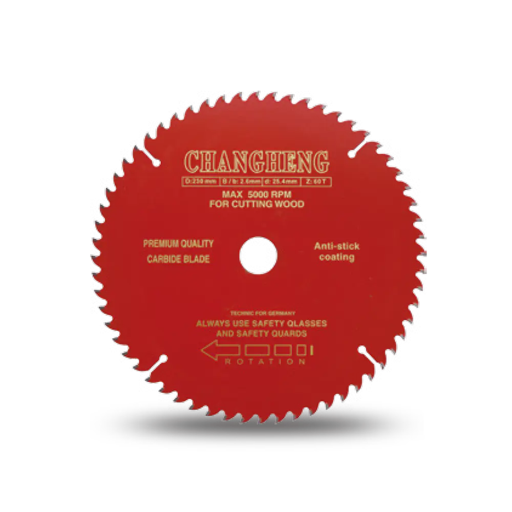 TCT Circular Saw Blade for Wood features carbide tips designed for stable and efficient wood cutting tasks.